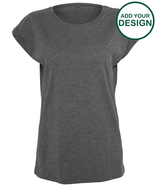 Women's extended shoulder tee