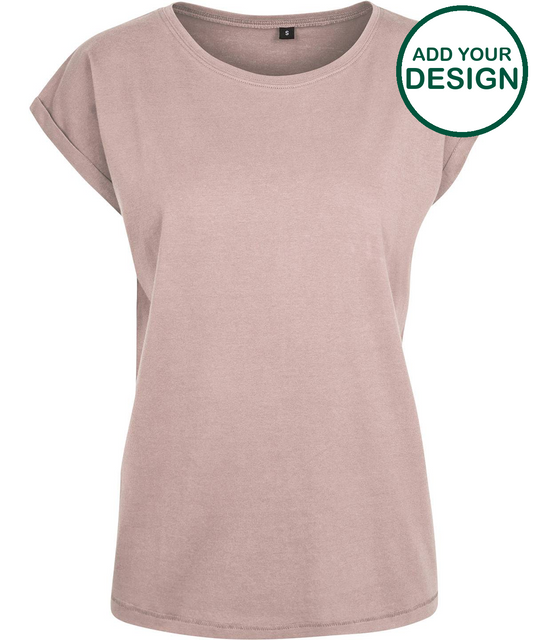 Women's extended shoulder tee