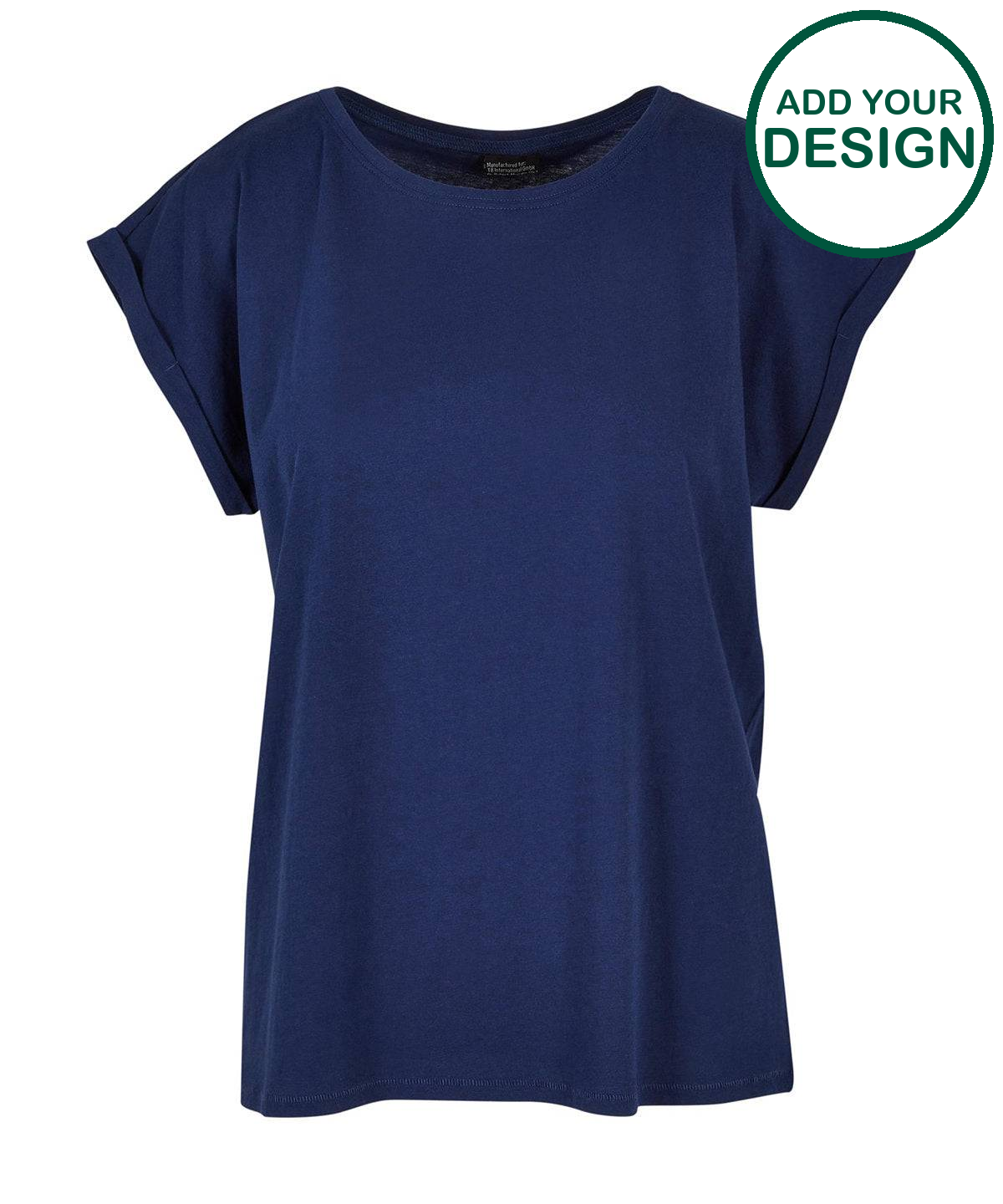 Women's extended shoulder tee