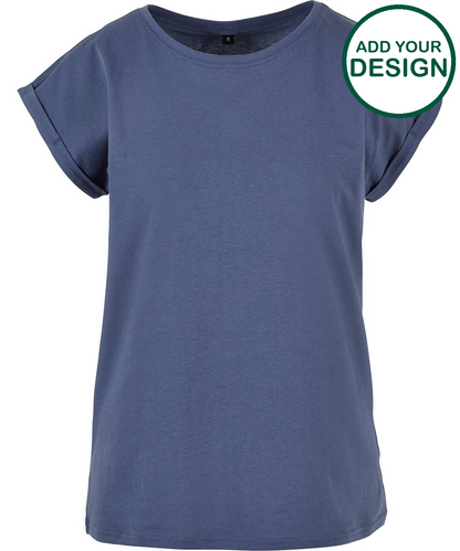 Women's extended shoulder tee
