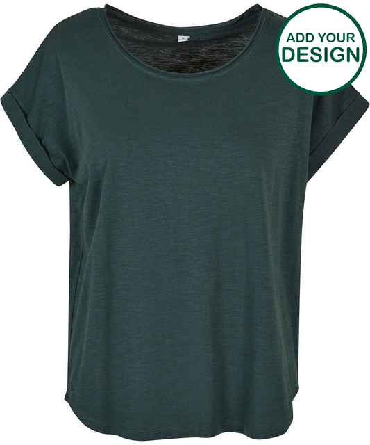 Women's long slub tee