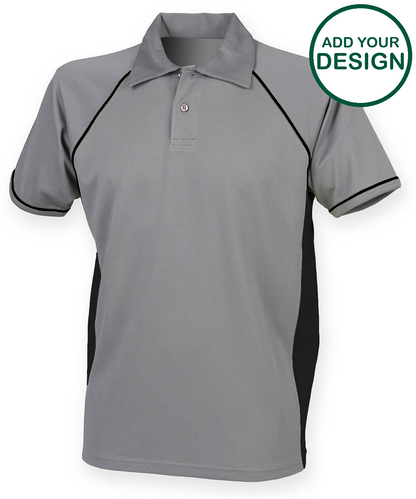 Piped performance polo