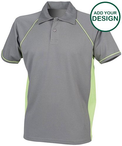 Piped performance polo