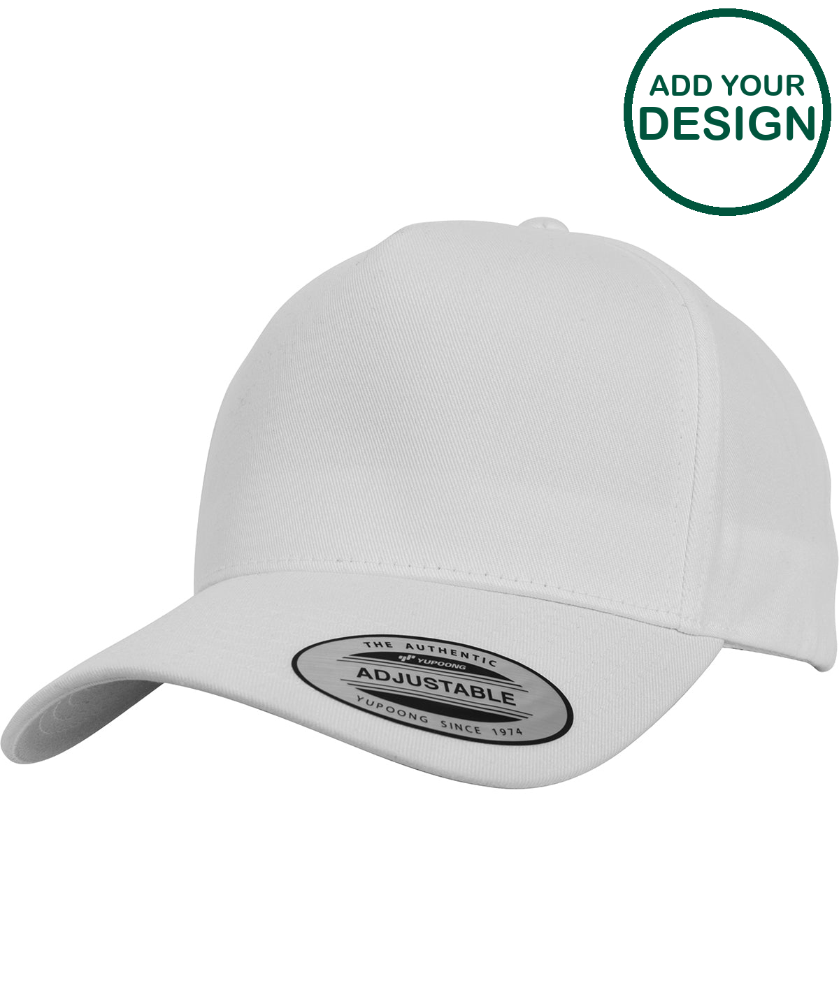 5-panel curved classic snapback (7707)