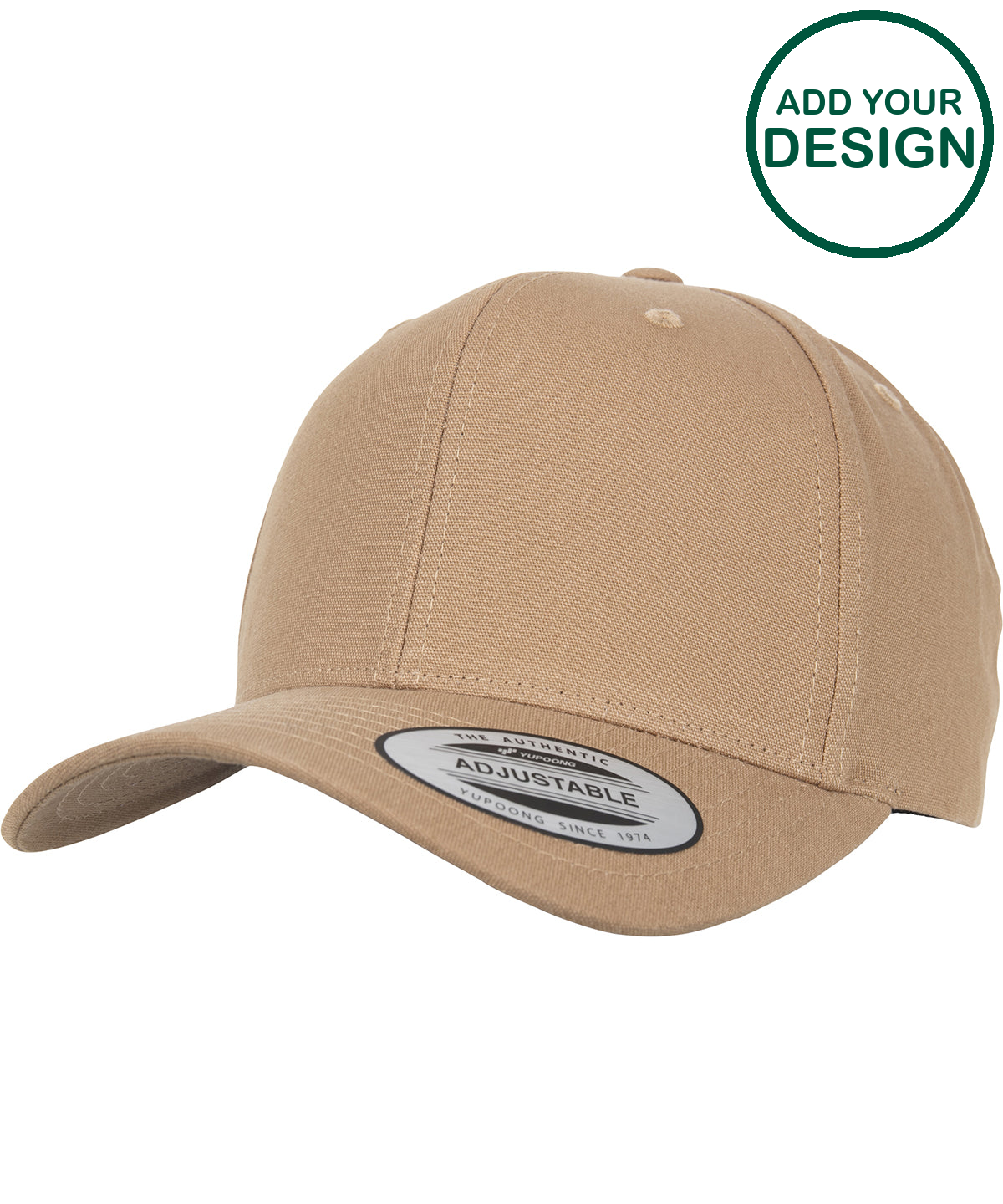 6-panel curved metal snap (7708MS)