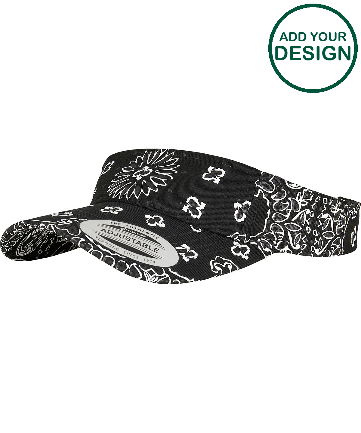 Bandana print visor (8888BP)