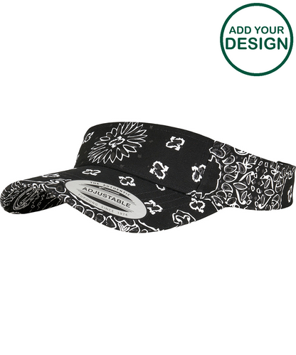 Bandana print visor (8888BP)