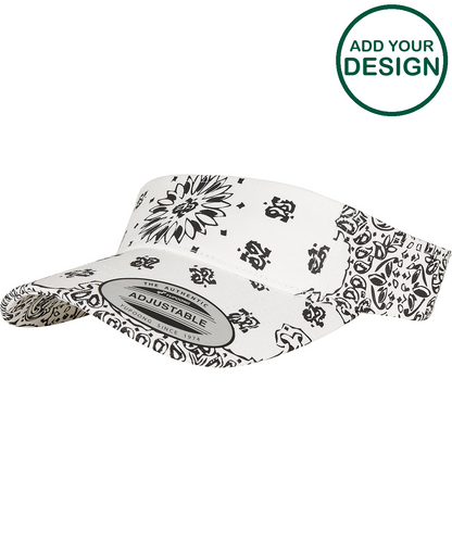 Bandana print visor (8888BP)