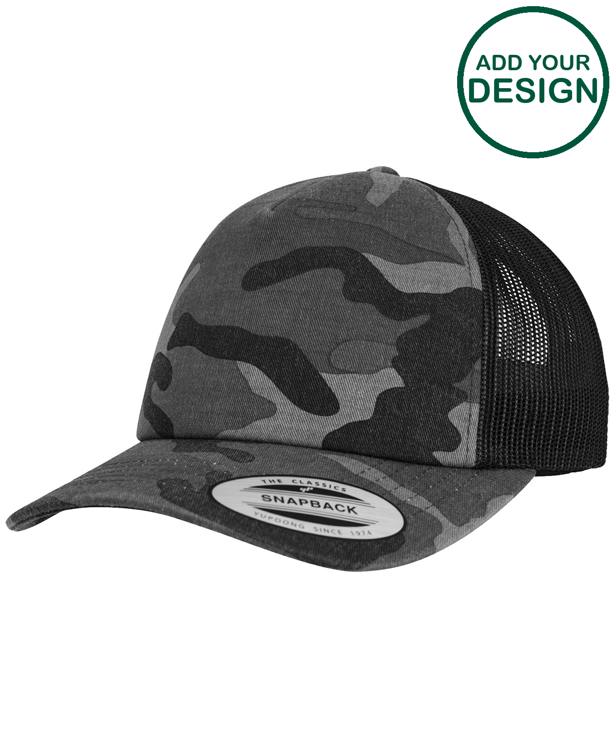 Camo trucker cap (6606C)