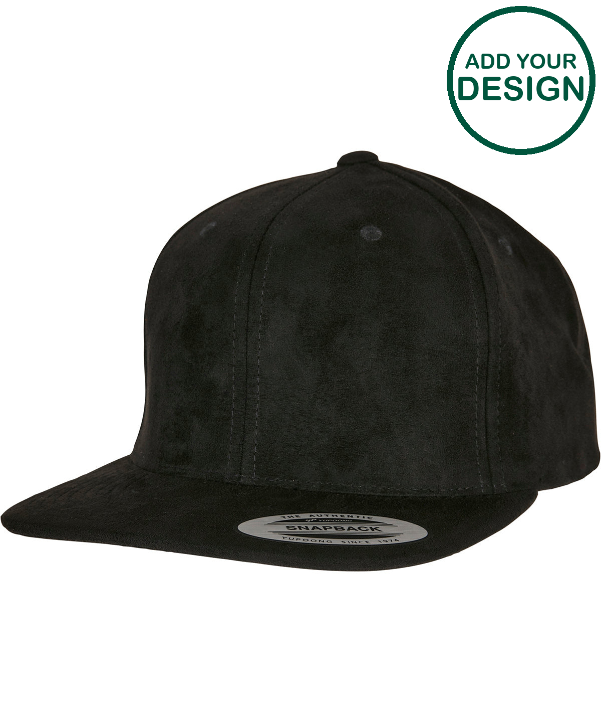 Imitation suede leather snapback (6089SU)