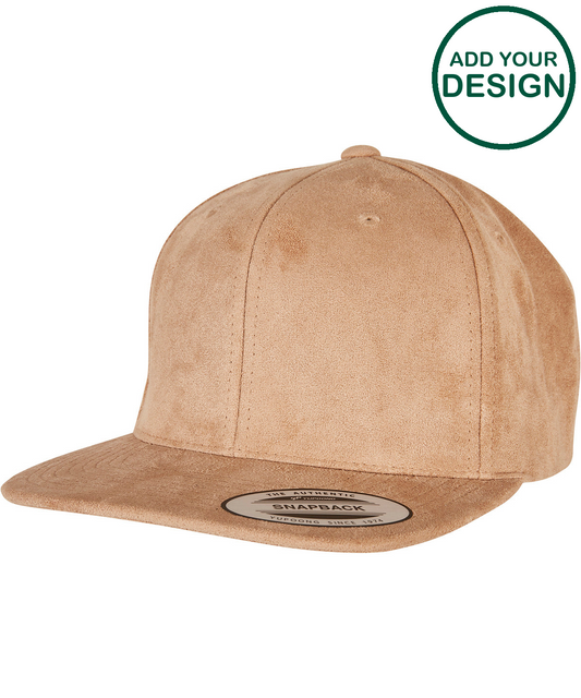 Imitation suede leather snapback (6089SU)