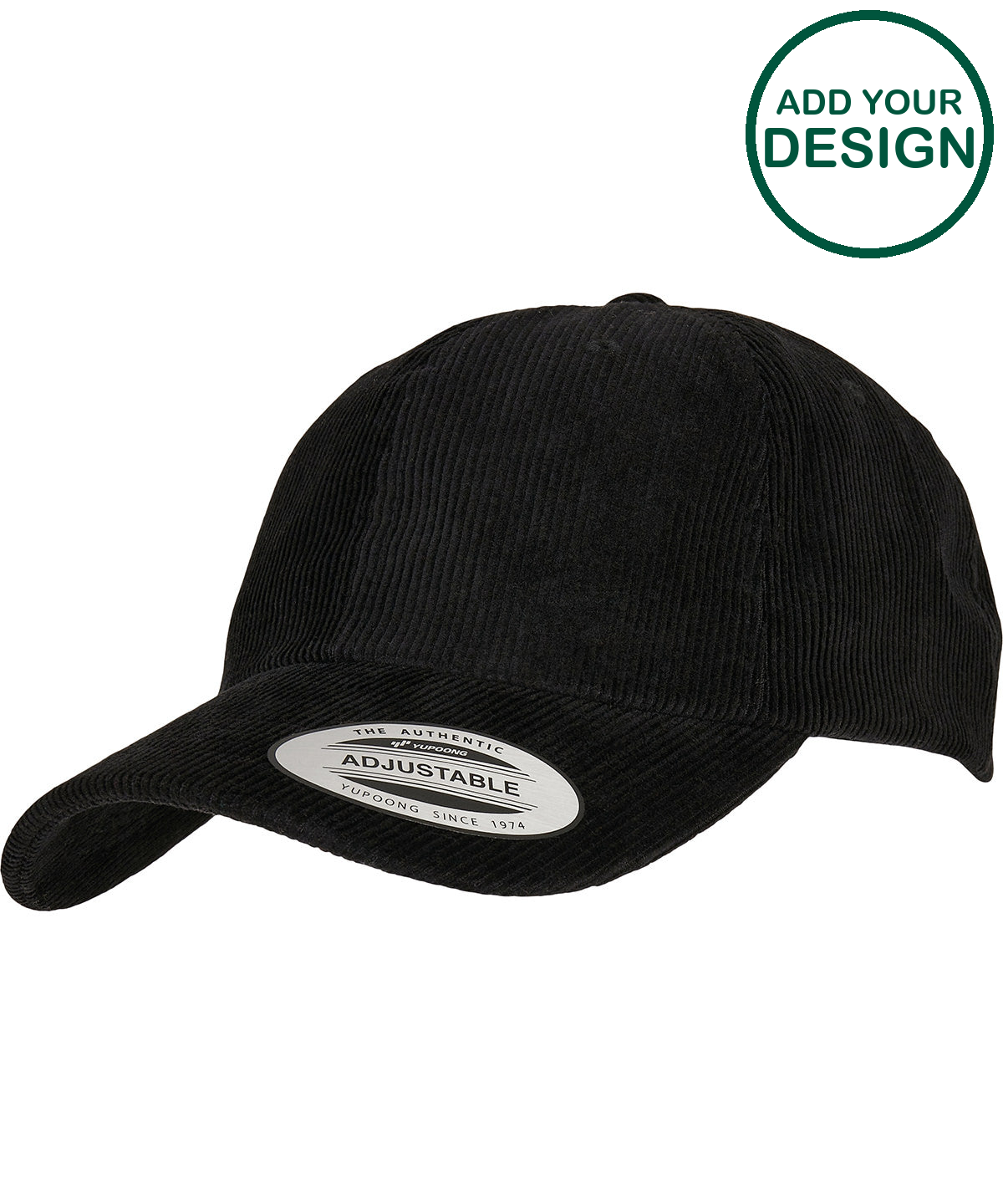 Low-profile corduroy dad cap (6245CD)