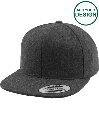 Melton wool snapback (6689M)