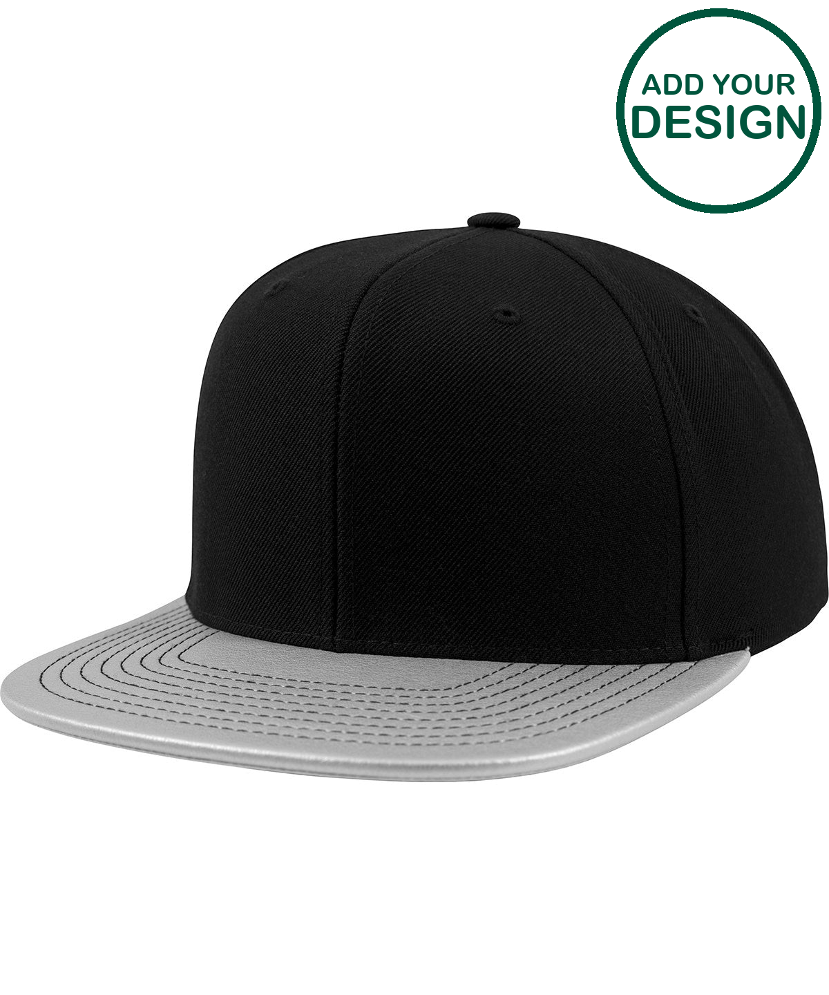 Metallic visor snapback (6089PU)