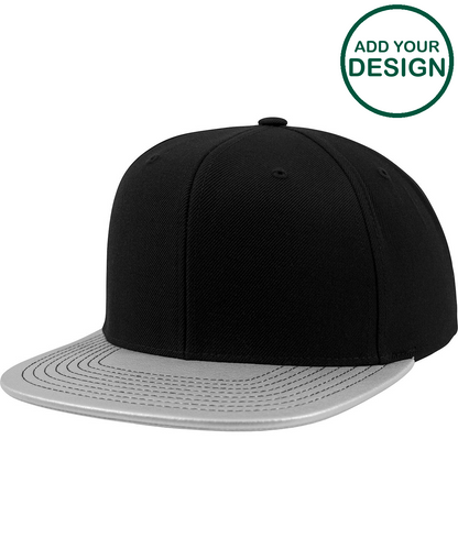 Metallic visor snapback (6089PU)
