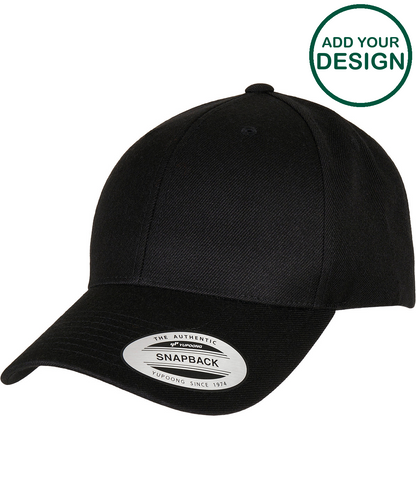 Premium curved visor snapback cap (6789M)