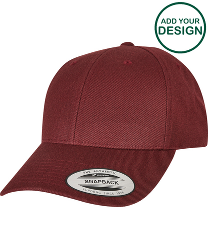 Premium curved visor snapback cap (6789M)