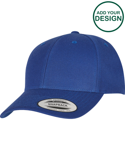 Premium curved visor snapback cap (6789M)