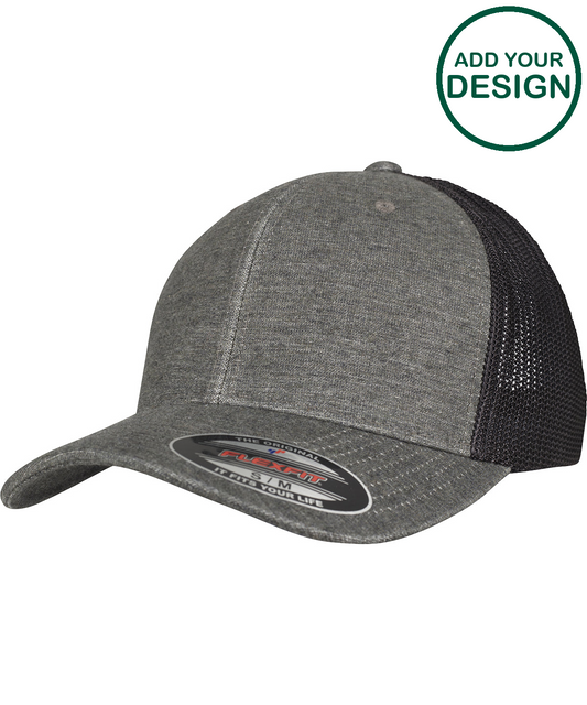 Retro trucker melange cap (6511M)