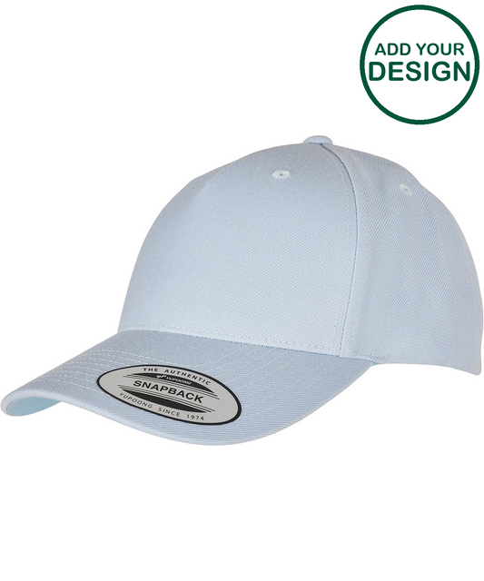 YP classics 5-panel premium curved visor snapback cap (5789M)