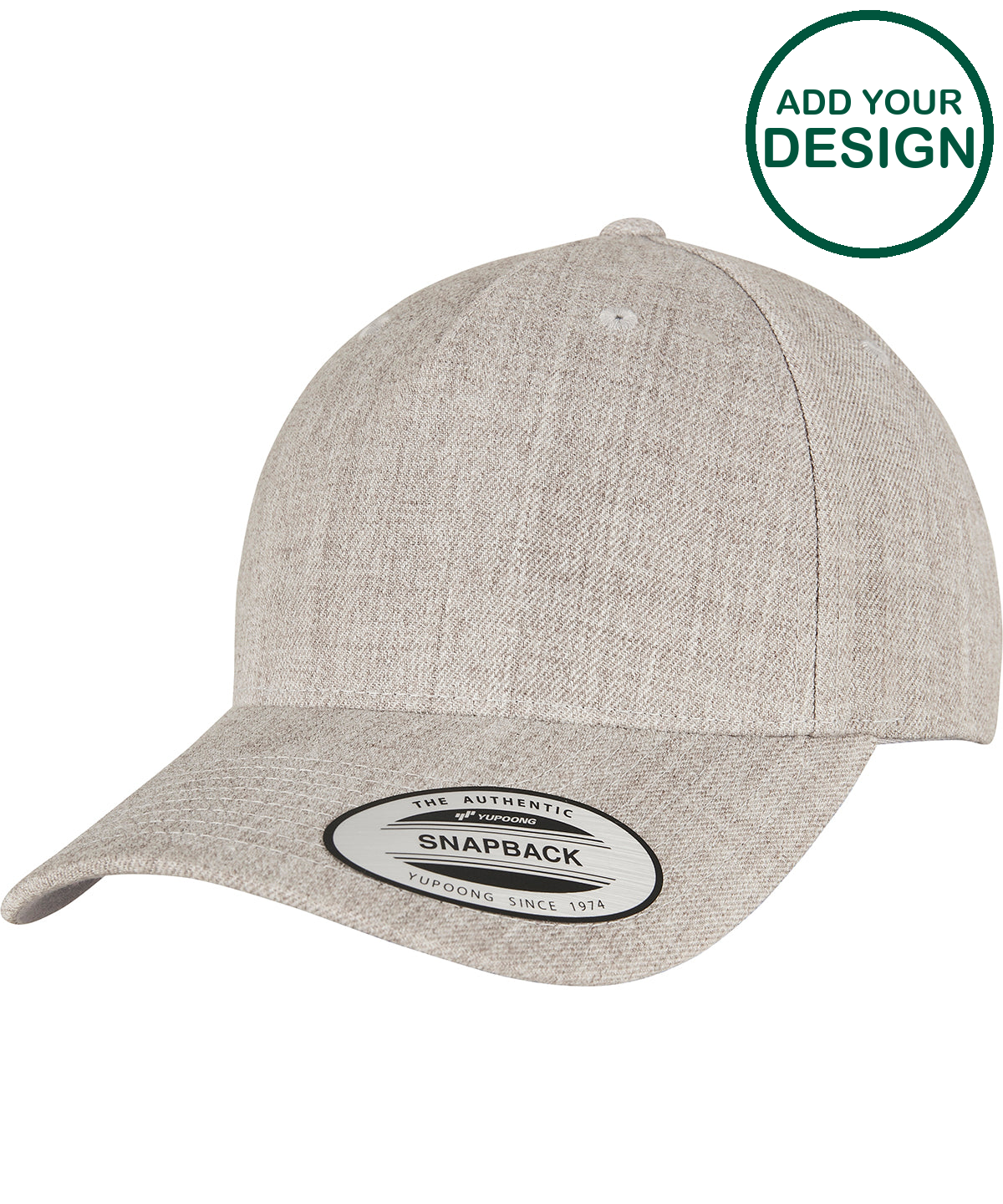 YP classics 5-panel premium curved visor snapback cap (5789M)