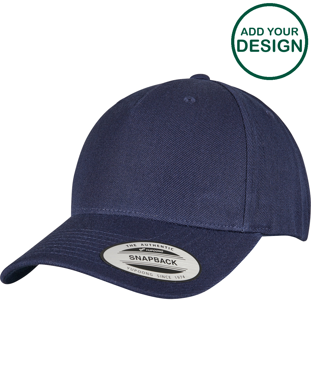 YP classics 5-panel premium curved visor snapback cap (5789M)