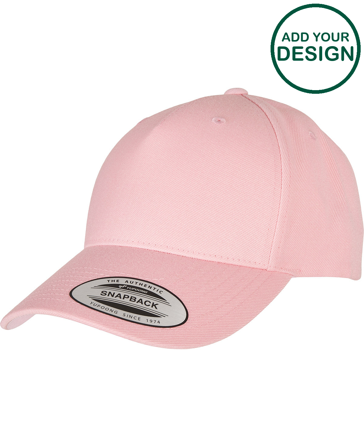 YP classics 5-panel premium curved visor snapback cap (5789M)