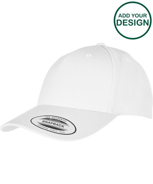 YP classics 5-panel premium curved visor snapback cap (5789M)