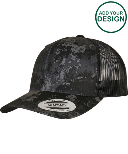 YP Classics® Veil Camo retro trucker cap (6606VC)
