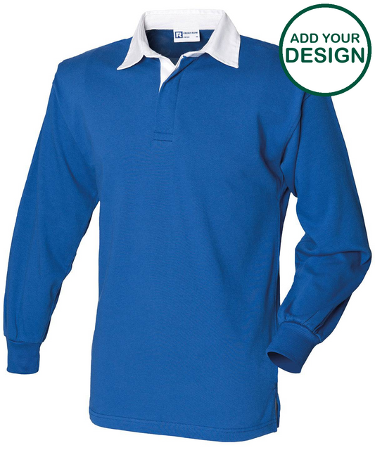 Long sleeve plain rugby shirt