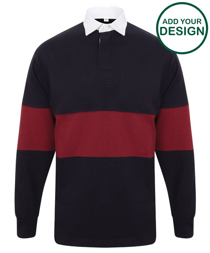 Panelled rugby shirt