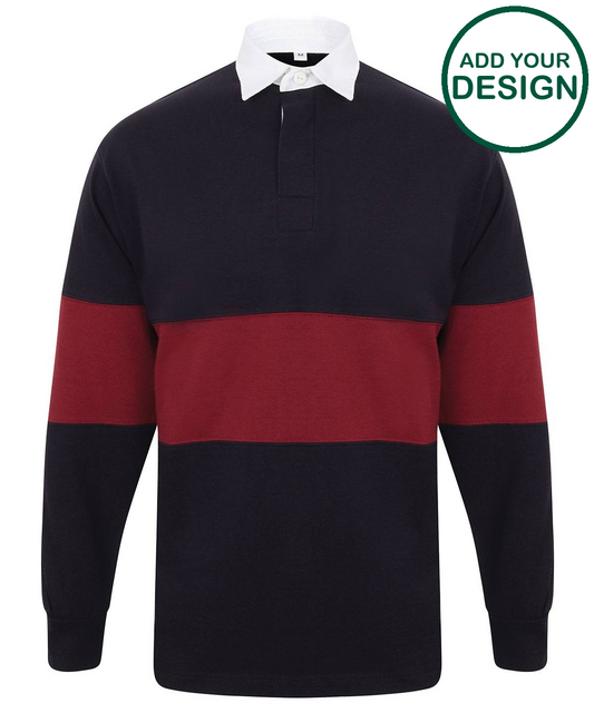 Panelled rugby shirt
