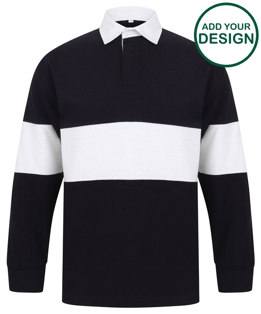 Panelled rugby shirt