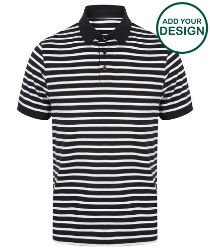 Striped Jersey polo shirt