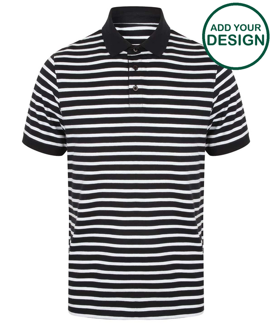 Striped Jersey polo shirt