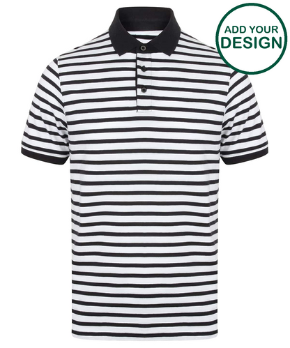 Striped Jersey polo shirt