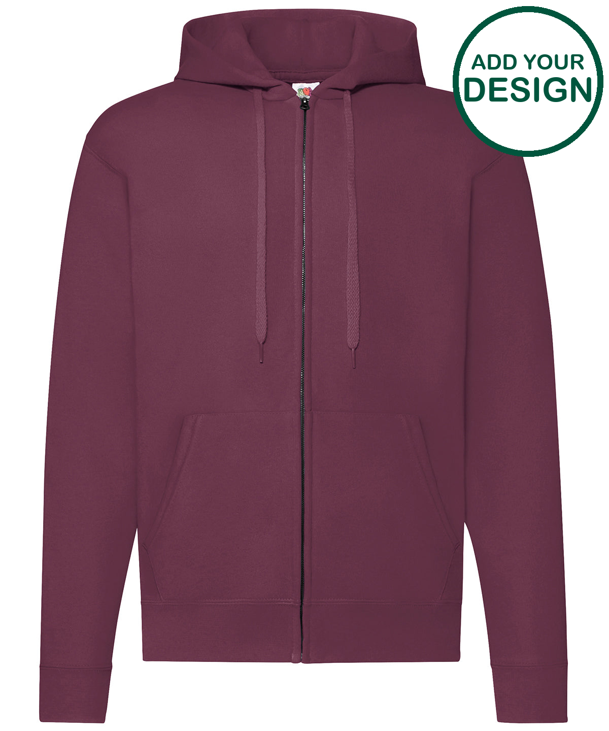 Classic 80/20 hooded sweatshirt jacket