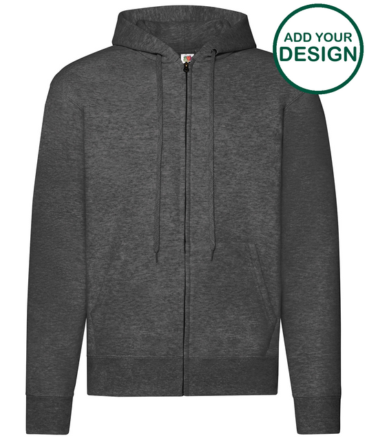 Classic 80/20 hooded sweatshirt jacket