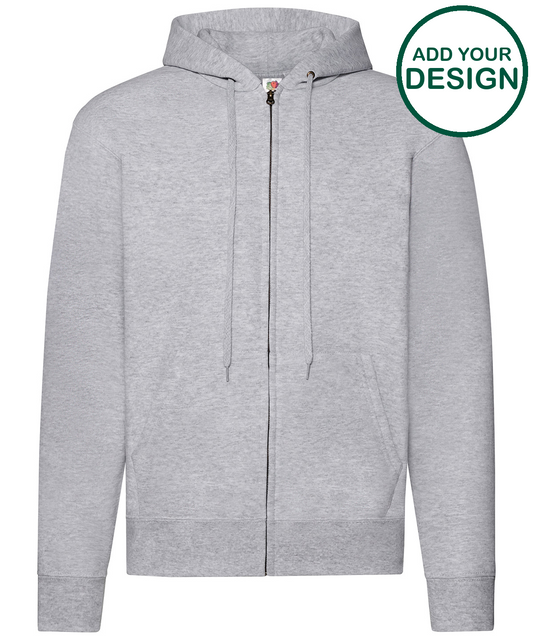 Classic 80/20 hooded sweatshirt jacket