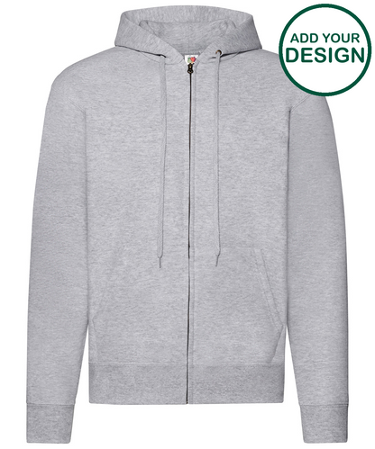 Classic 80/20 hooded sweatshirt jacket