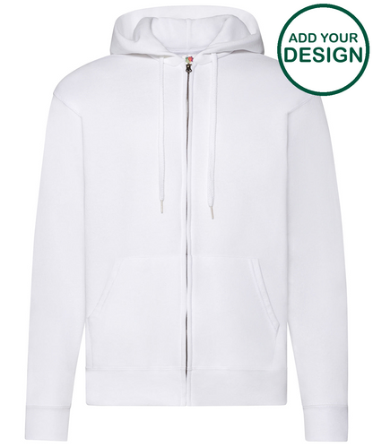 Classic 80/20 hooded sweatshirt jacket