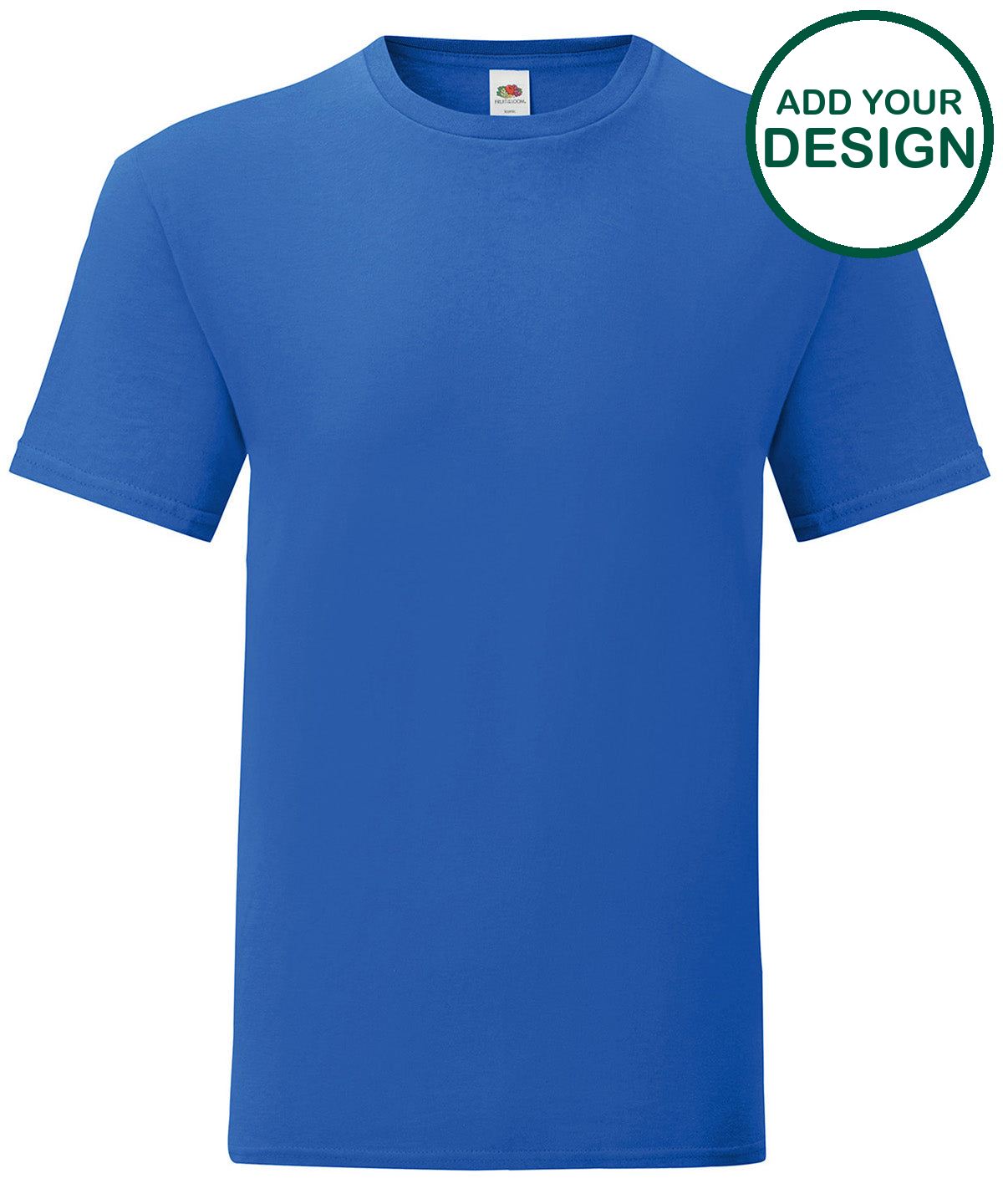 Fruit of the loom iconic 150 t royal blue add your design logo
