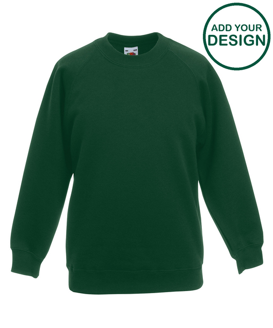 Kids classic raglan sweatshirt