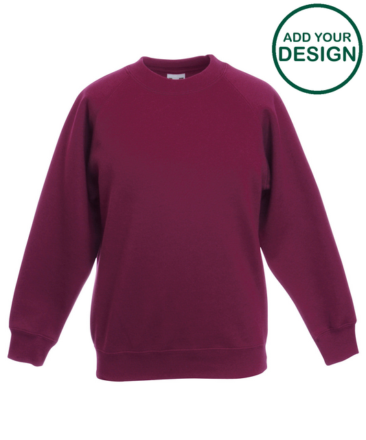 Kids classic raglan sweatshirt