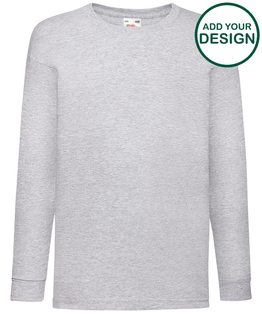 Kids long sleeve valueweight T