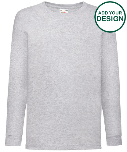 Kids long sleeve valueweight T