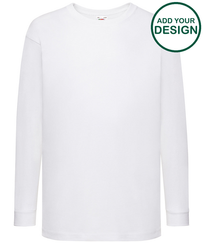 Kids long sleeve valueweight T