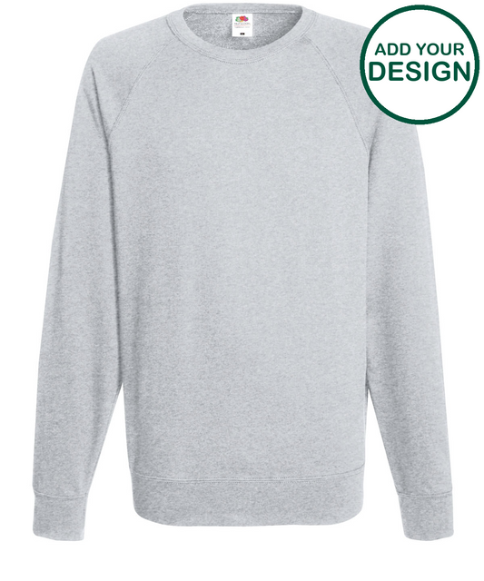 Lightweight raglan sweatshirt