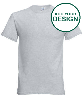 Fruit of the Loom - T-shirt original - Gris chiné - Ajoutez votre design/logo