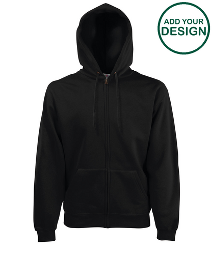 Premium 70/30 hooded sweatshirt jacket